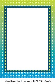 frame capable of entering text in abstract pattern background