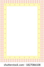 frame capable of entering text in abstract pattern background