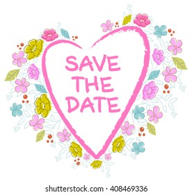 Frame card design perfect for wedding invitations and birthday cards