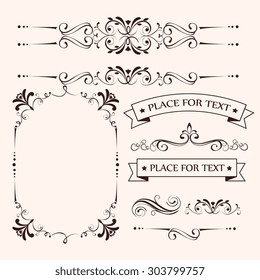 Frame card design, vector illustration eps 10.