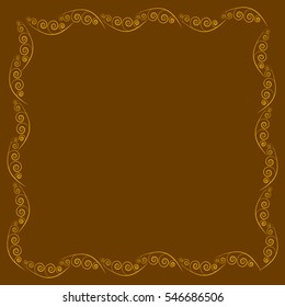 Frame card. Fashion graphic background design. Modern stylish abstract texture. Colorful template for prints, textiles, wrapping, wallpaper, website etc. Vector illustration