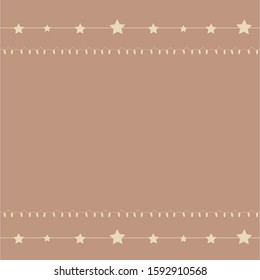  Frame. For Cards, postcards, backgrounds, etc. Winter Holiday, Christmas Themes. Vector Illustration.