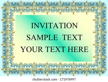Frame for certificate