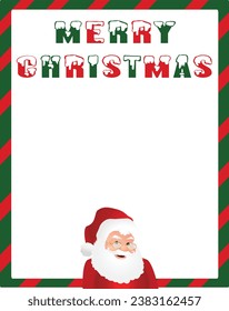 Frame - Christmas with Santa Clause	