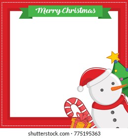 Frame for chritsmas theme design