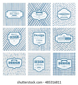 Frame classic template on hand drawn background.Vintage elements design for cafe, restaurant, boutique, hotel, shop, jewelry. Vector retro elements