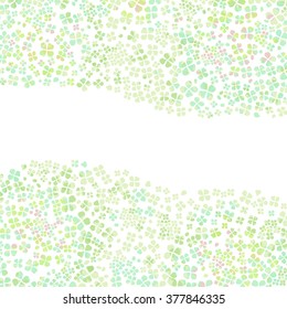 Frame of clovers