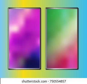 Frame with a colored background