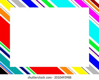 frame colorful slide vector abstract