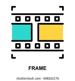 Frame Colour Line Icon