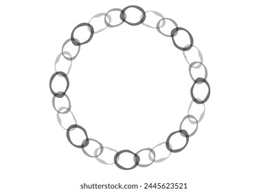 Frame composed of simple gray fluid