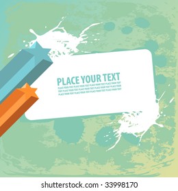 Frame Composition Background. Vector illustration.