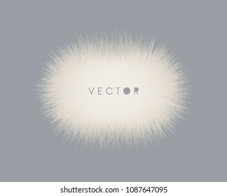 The frame consisting of chaotic lines. 3d abstract vector illustration. Design template with place for text. Modern pattern.