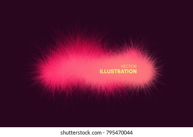 El marco de líneas caóticas. 3d ilustración vectorial abstracta. Plantilla de diseño con lugar para el texto. Patrón moderno.