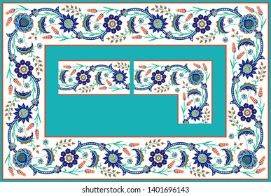 Frame constructor, connecting the corner element and the side element, you can get frames with different sizes. Each element perfectly matches with each other to get a seamless frame. Easy to modify