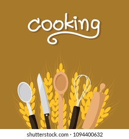 Frame of cooking design.