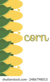 In: Frame Corn Banner. Gemüsegrundmais mit Kopierraum