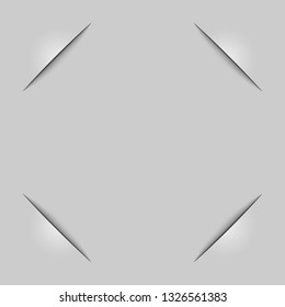 frame corners. Vector illustration