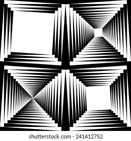 Frame created from slightly rotated squares