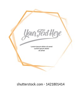 Frame For Creative Templates, Cards, Color Covers Set. Vector Illustration with Color Gradient
