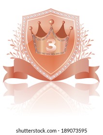 Frame crown emblem
