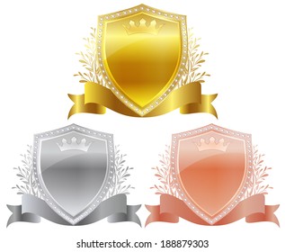 Frame crown ribbon