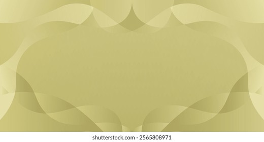 Frame Curved Gold Gradient Background