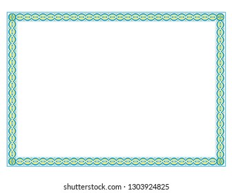Frame decor isolated