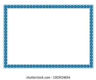 Frame decor isolated