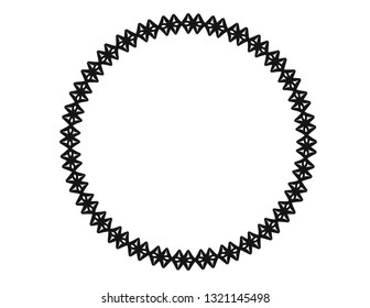 Frame decor isolated