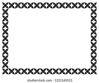 Frame decor isolated