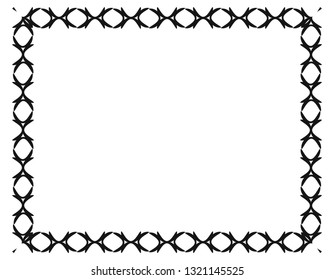 Frame decor isolated