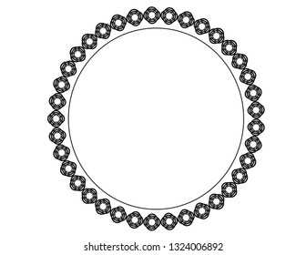 Frame decor isolated