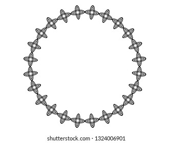 Frame decor isolated