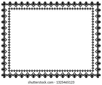 Frame decor isolated