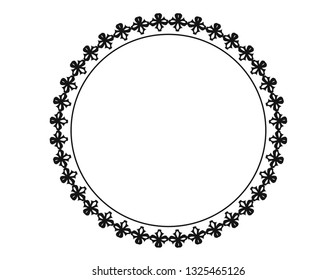 Frame decor isolated