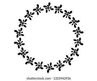 Frame decor isolated