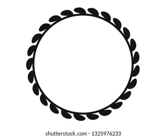 Frame decor isolated