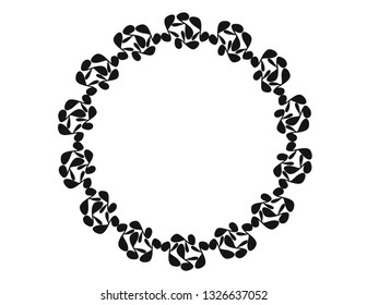 Frame decor isolated