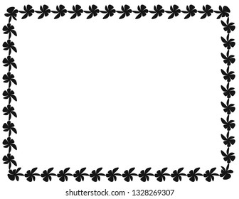 Frame decor isolated