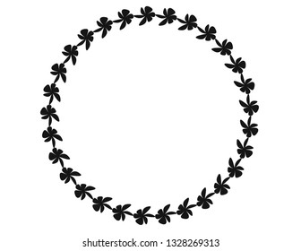 Frame decor isolated