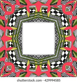 Frame Decorative. Abstract Background.