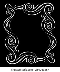 Frame. Decorative design elements. 