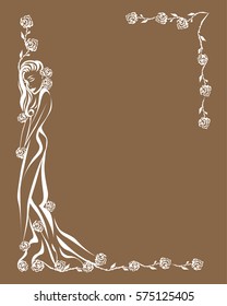 Frame. Decorative design elements. Vector illustration