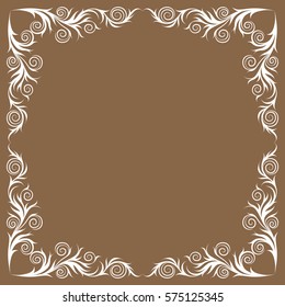 Frame. Decorative element. 