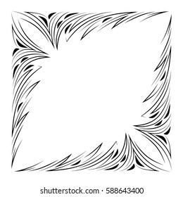 Frame. Decorative element. Vector illustration