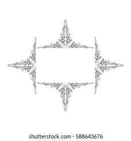 Frame. Decorative element. Vector illustration