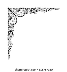 Frame. Decorative elements. 
