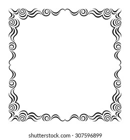 Frame. Decorative elements. Vector  illustration