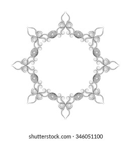 frame. Decorative vector element